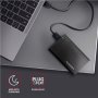 AXAGON Screwless aluminum USB 3.2 Gen 1 - SATA 6G external box for 2.5 SSD/HDD , EE25-A6M