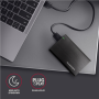 AXAGON Screwless aluminum USB 3.2 Gen 1 - SATA 6G external box for 2.5 SSD/HDD , EE25-A6M