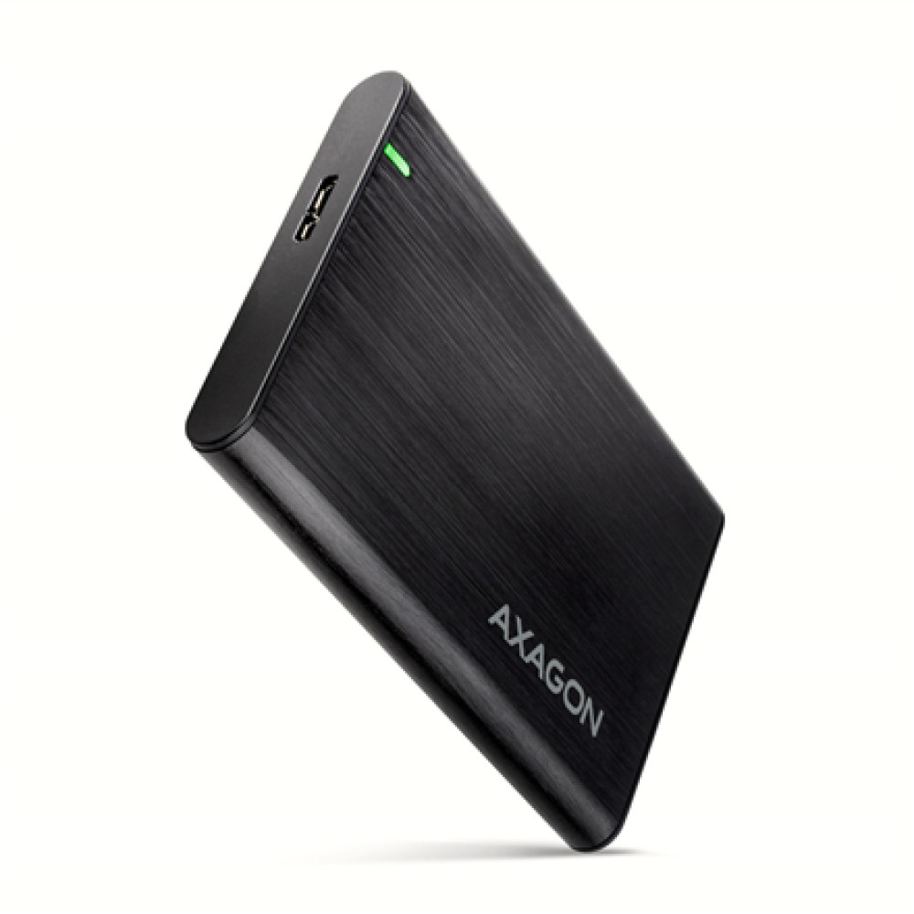 AXAGON Screwless aluminum USB 3.2 Gen 1 - SATA 6G external box for 2.5 SSD/HDD , EE25-A6M