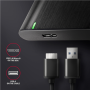 AXAGON Screwless aluminum USB 3.2 Gen 1 - SATA 6G external box for 2.5 SSD/HDD , EE25-A6M