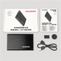 AXAGON Screwless aluminum USB 3.2 Gen 1 - SATA 6G external box for 2.5 SSD/HDD , EE25-A6M