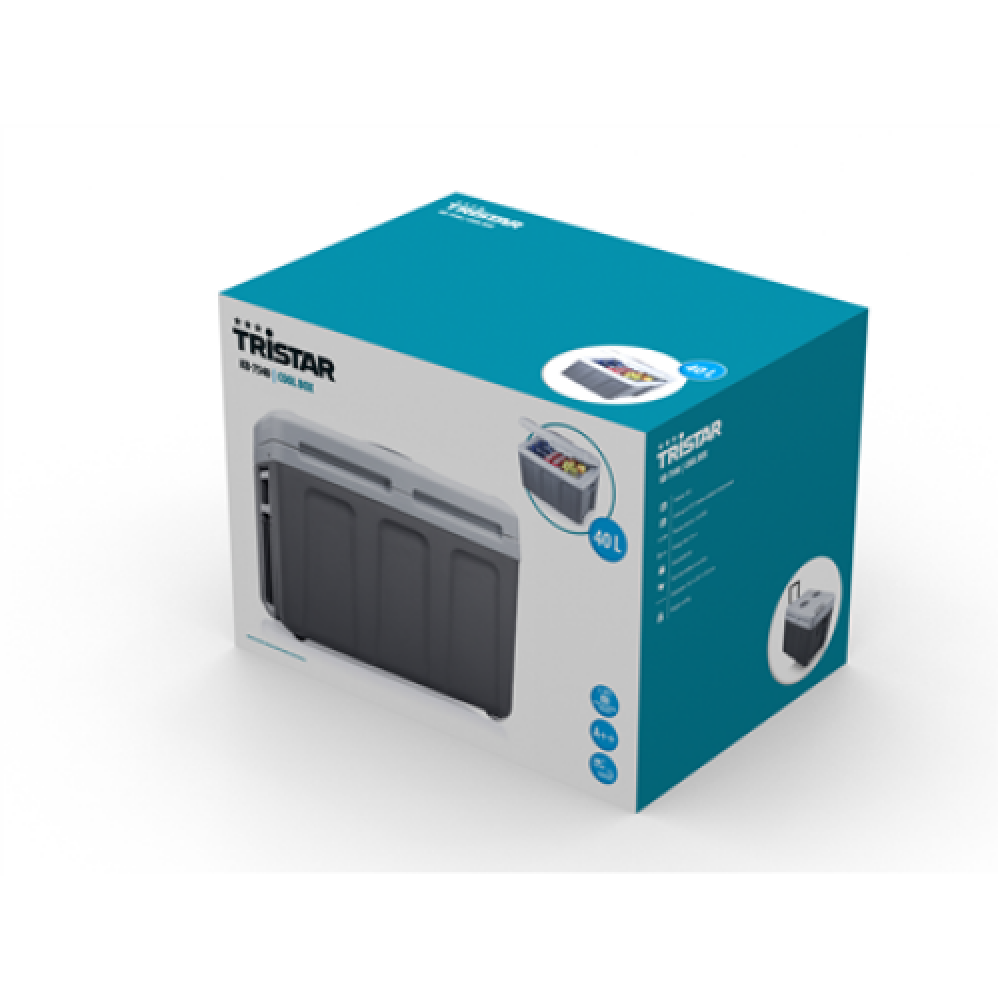 Tristar Cool Box 40 L, 12/230 V, A++, Handy trolley