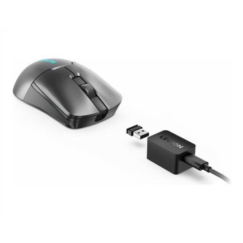 Lenovo , Wireless Gaming Mouse , Legion M600s Qi , Gaming Mouse , 2.4GHz, Bluetooth, USB wired , Storm Grey