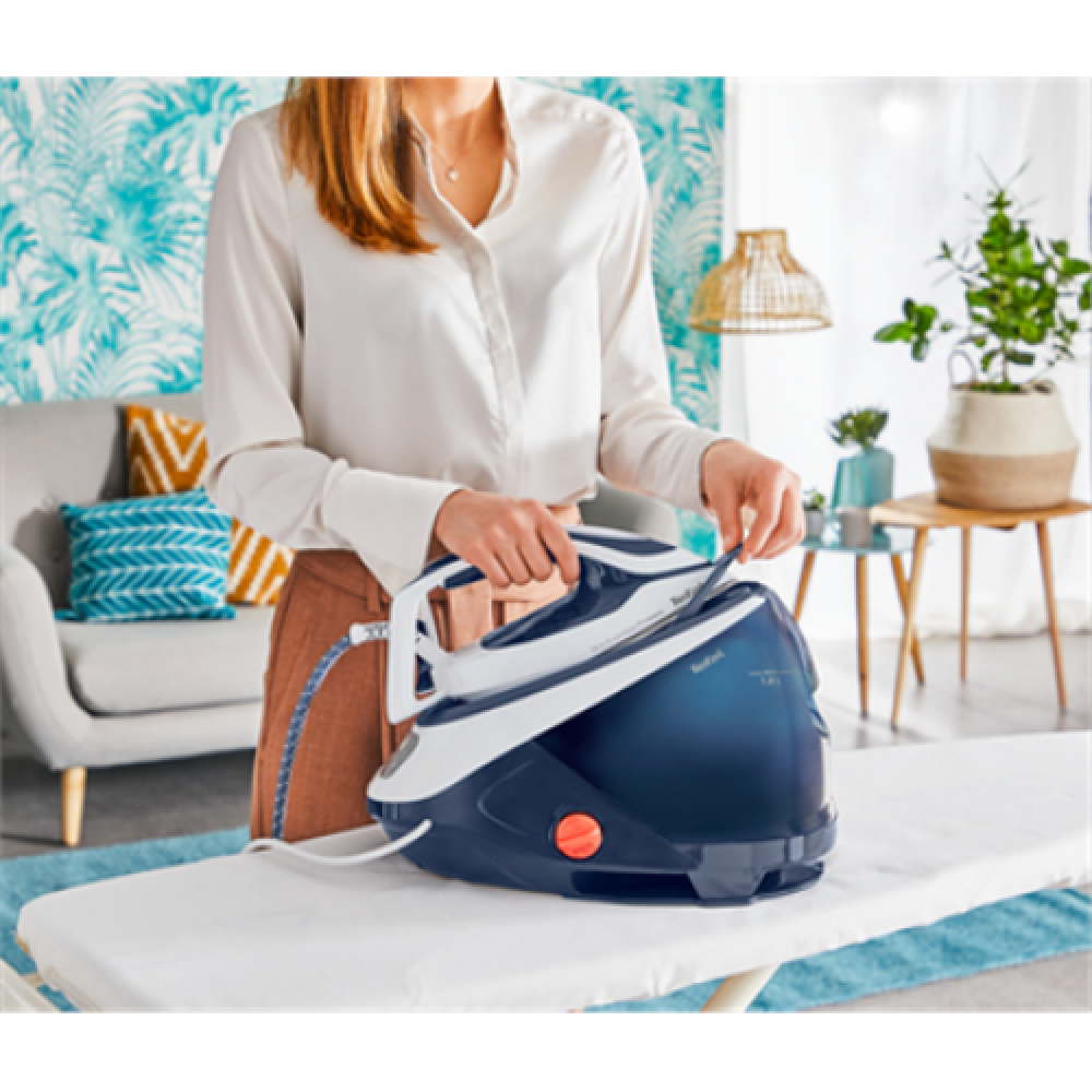 TEFAL , Steam Generator , GV9221E0 Pro Express Protect , 2600 W , 1.8 L , 7.6 bar , Vertical steam function , Calc-clean function , Blue/White
