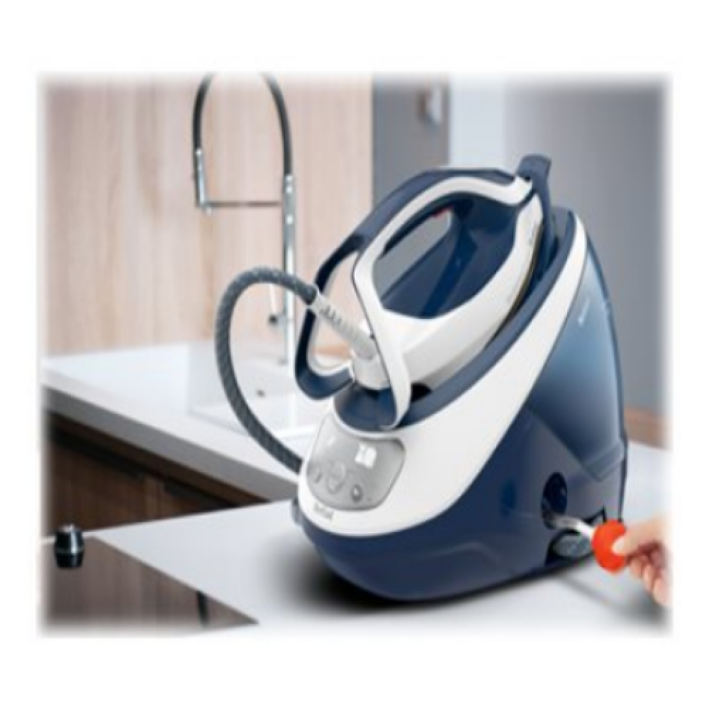 TEFAL , Steam Generator , GV9221E0 Pro Express Protect , 2600 W , 1.8 L , 7.6 bar , Vertical steam function , Calc-clean function , Blue/White