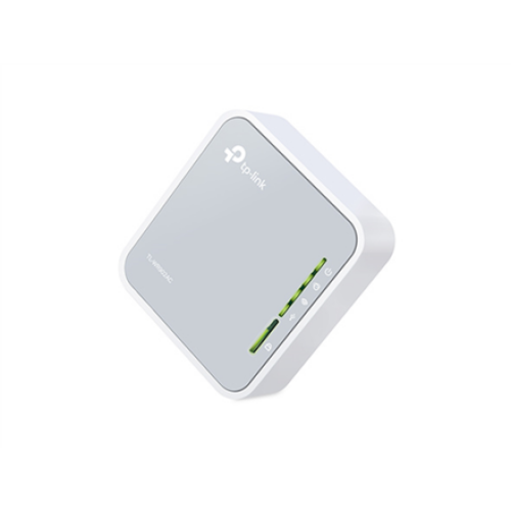 TP-LINK , Router , TL-WR902AC , 802.11ac , 300+433 Mbit/s , 10/100 Mbit/s , Ethernet LAN (RJ-45) ports 1 , Mesh Support No , MU-MiMO No , No mobile broadband , Antenna type 3xInternal , 1x USB 2.0