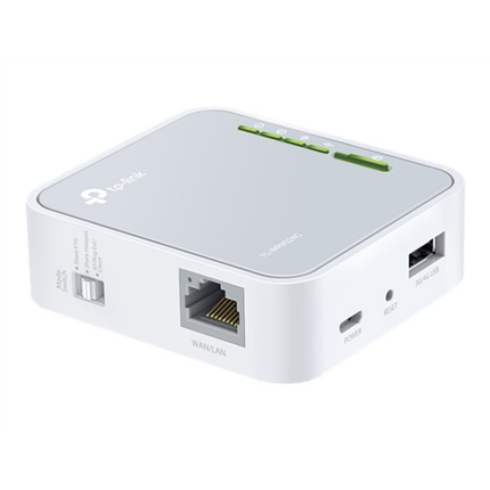 TP-LINK , Router , TL-WR902AC , 802.11ac , 300+433 Mbit/s , 10/100 Mbit/s , Ethernet LAN (RJ-45) ports 1 , Mesh Support No , MU-MiMO No , No mobile broadband , Antenna type 3xInternal , 1x USB 2.0