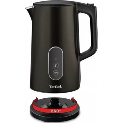 TEFAL , Kettle , KI831E10 , Electric , 1800 W , 1.7 L , Plastic , 360° rotational base , Black
