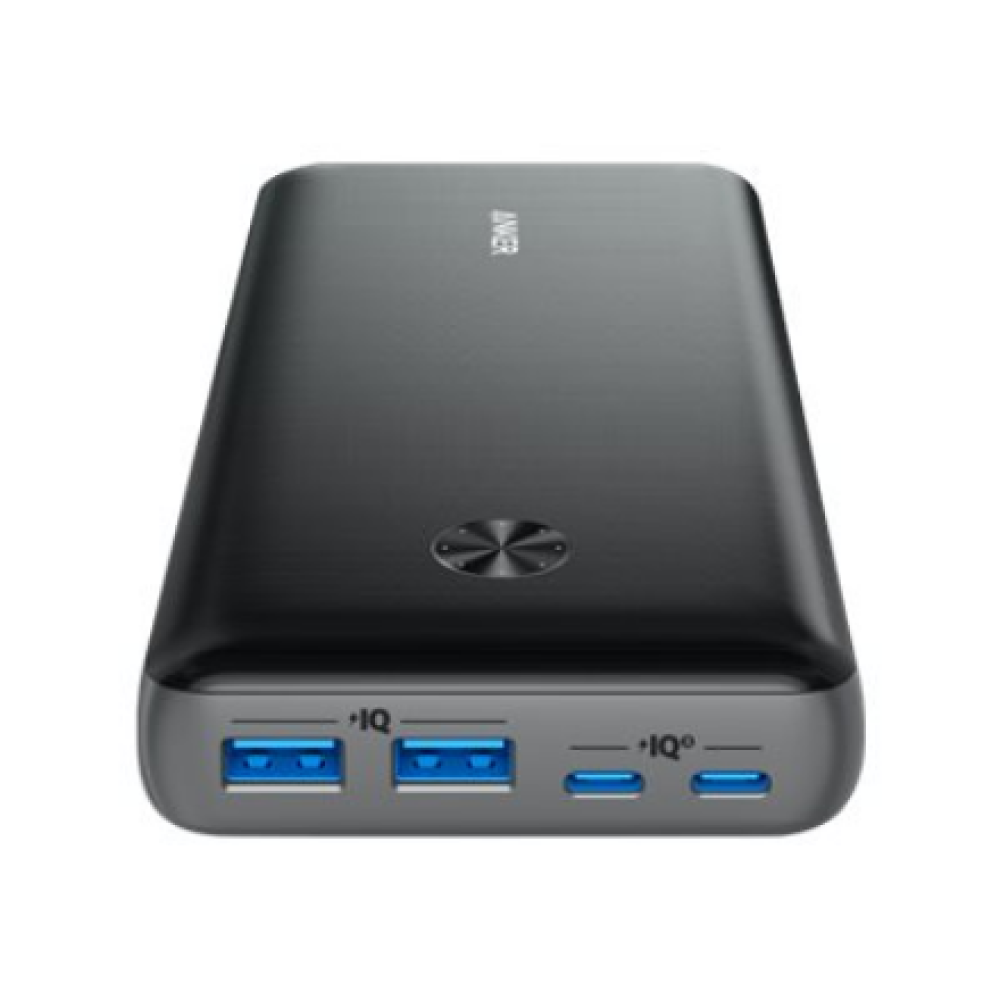 Anker PowerCore III Power Bank , A1291H11 , 25600 mAh , 2x USB-C (87W), 2x USB-A (18W) , Black