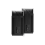 Wireless Wifi 6E Tri-band Gigabit Router , ZenWiFi Pro ET12 (2-Pack) , 802.11ax , 1148+4804+4804 Mbit/s , 10/100/1000/11000 Mbit/s , Ethernet LAN (RJ-45) ports 3 , Mesh Support Yes , MU-MiMO Yes , No mobile broadband , Antenna type Internal