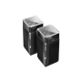 Wireless Wifi 6E Tri-band Gigabit Router , ZenWiFi Pro ET12 (2-Pack) , 802.11ax , 1148+4804+4804 Mbit/s , 10/100/1000/11000 Mbit/s , Ethernet LAN (RJ-45) ports 3 , Mesh Support Yes , MU-MiMO Yes , No mobile broadband , Antenna type Internal