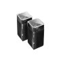 Wireless Wifi 6E Tri-band Gigabit Router , ZenWiFi Pro ET12 (2-Pack) , 802.11ax , 1148+4804+4804 Mbit/s , 10/100/1000/11000 Mbit/s , Ethernet LAN (RJ-45) ports 3 , Mesh Support Yes , MU-MiMO Yes , No mobile broadband , Antenna type Internal