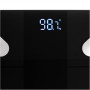 Adler , Smart Bathroom Scale , AD 8186b , Maximum weight (capacity) 180 kg , Accuracy 100 g , Body Mass Index (BMI) measuring , Black