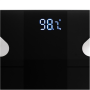 Adler Smart Bathroom Scale , AD 8186b , Maximum weight (capacity) 180 kg , Accuracy 100 g , Body Mass Index (BMI) measuring , Black