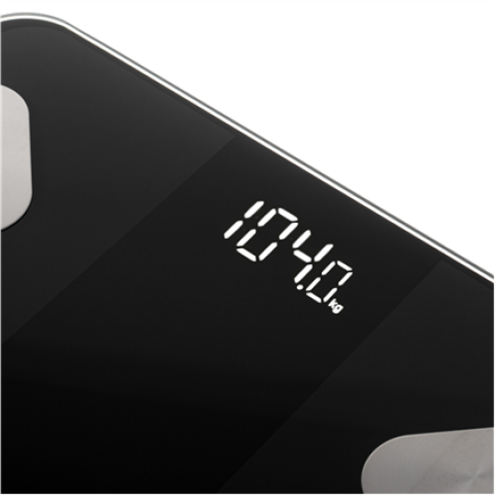 Adler Smart Bathroom Scale , AD 8186b , Maximum weight (capacity) 180 kg , Accuracy 100 g , Body Mass Index (BMI) measuring , Black
