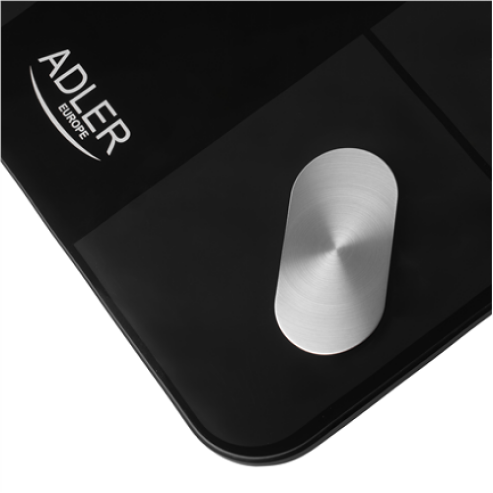 Adler Smart Bathroom Scale , AD 8186b , Maximum weight (capacity) 180 kg , Accuracy 100 g , Body Mass Index (BMI) measuring , Black