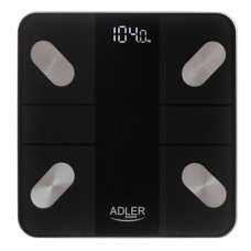Adler , Smart Bathroom Scale , AD 8186b , Maximum weight (capacity) 180 kg , Accuracy 100 g , Body Mass Index (BMI) measuring , Black