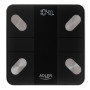 Adler , Smart Bathroom Scale , AD 8186b , Maximum weight (capacity) 180 kg , Accuracy 100 g , Body Mass Index (BMI) measuring , Black