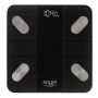 Adler Smart Bathroom Scale , AD 8186b , Maximum weight (capacity) 180 kg , Accuracy 100 g , Body Mass Index (BMI) measuring , Black
