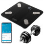 Adler , Smart Bathroom Scale , AD 8186b , Maximum weight (capacity) 180 kg , Accuracy 100 g , Body Mass Index (BMI) measuring , Black