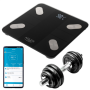 Adler Smart Bathroom Scale , AD 8186b , Maximum weight (capacity) 180 kg , Accuracy 100 g , Body Mass Index (BMI) measuring , Black