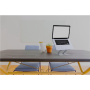 Gembird , NBS-D1-04 , Foldable Notebook Riser Stand , Fits up to size 11-15.6 , Notebook Stand , Spacegrey