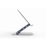 Gembird , Foldable Notebook Riser Stand , NBS-D1-04 , Fits up to size 11-15.6 , Notebook Stand , Spacegrey