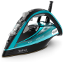 TEFAL , Ultimate Pure FV9844E0 , Steam Iron , 3200 W , Water tank capacity 350 ml , Continuous steam 60 g/min , Steam boost performance 250 g/min , Blue/Black