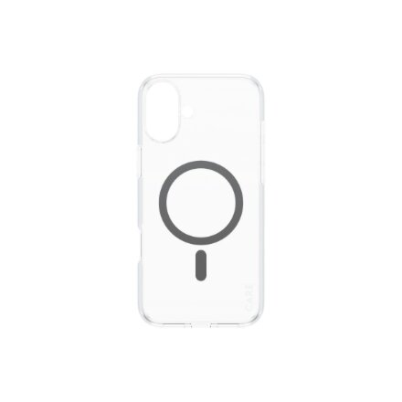 CARE by PanzerGlass Case Flagship , Back protection , Apple , iPhone 16 Plus , Recycled plastic , Transparent/Black , MagSafe