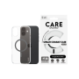 CARE by PanzerGlass Case Flagship , Back protection , Apple , iPhone 16 Plus , Recycled plastic , Transparent/Black , MagSafe
