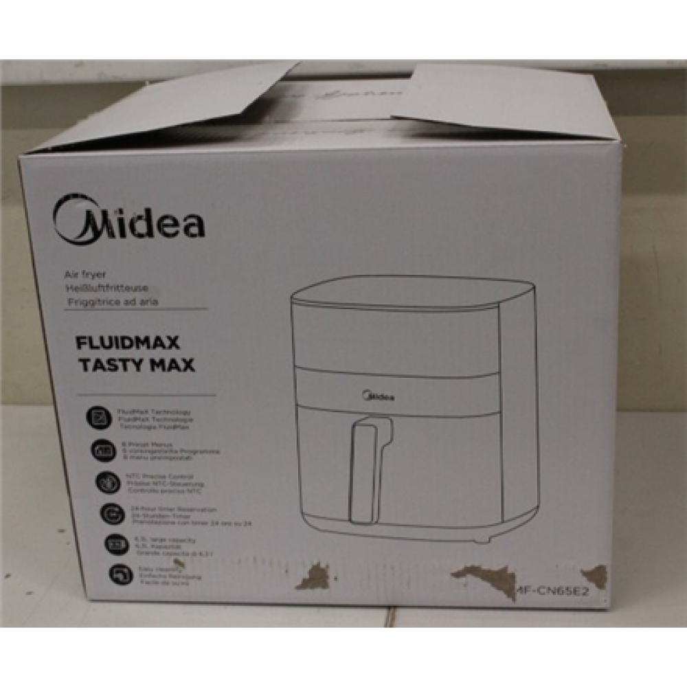 SALE OUT , Midea , Air fryer , MF-CN65E , Power 1700 W , Capacity 6.5 L , Black , UNPACKED, SCRATCHED ON THE SIDE