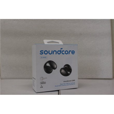 SALE OUT. Anker Soundcore C40i Flexible and Comfortable Clip-On Earbuds, Black , SALE OUT. Anker Soundcore Flexible and Comfortable Clip-On Earbuds , C40i , DEMO
