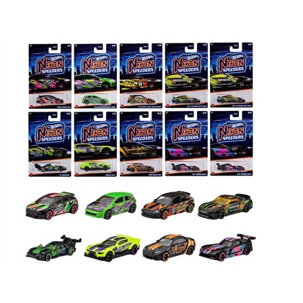 Mattel , Neon speeder, HLH72 , Multicoloured , Metal/Plastic