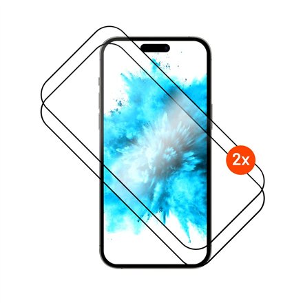 Fixed Screen protector , Apple , iPhone 17 Pro Max , Glass , Black