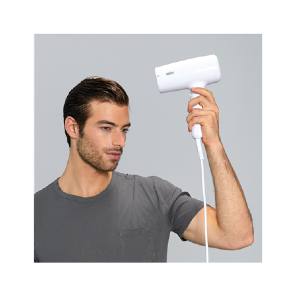 Braun , Hair dryer , BRHD210E , 2100 W , Number of temperature settings 3 , White