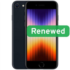 Apple Renewed Grade B , Apple iPhone SE (2022) , Midnight , 4.7 , Retina IPS , 64 GB , 5G , iOS , N Apple Renewed Grade B , Apple iPhone SE (2022) , Midnight , 4.7 , Retina IPS , 64 GB , 5G , iOS , N