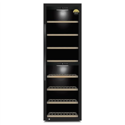 Caso , Smart Wine Cooler , WineExclusive 180 , Energy efficiency class G , Showcase , Free standing , Bottles capacity 180 bottles , Cooling type Compressor technology , Black