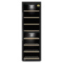 Caso , Smart Wine Cooler , WineExclusive 180 , Energy efficiency class G , Showcase , Free standing , Bottles capacity 180 bottles , Cooling type Compressor technology , Black