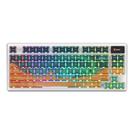 MSI FORGE GK600 TKL WIRELESS MARS , Gaming Keyboard , Wireless , US , Bluetooth , Wireless connection , Mechanical Linear