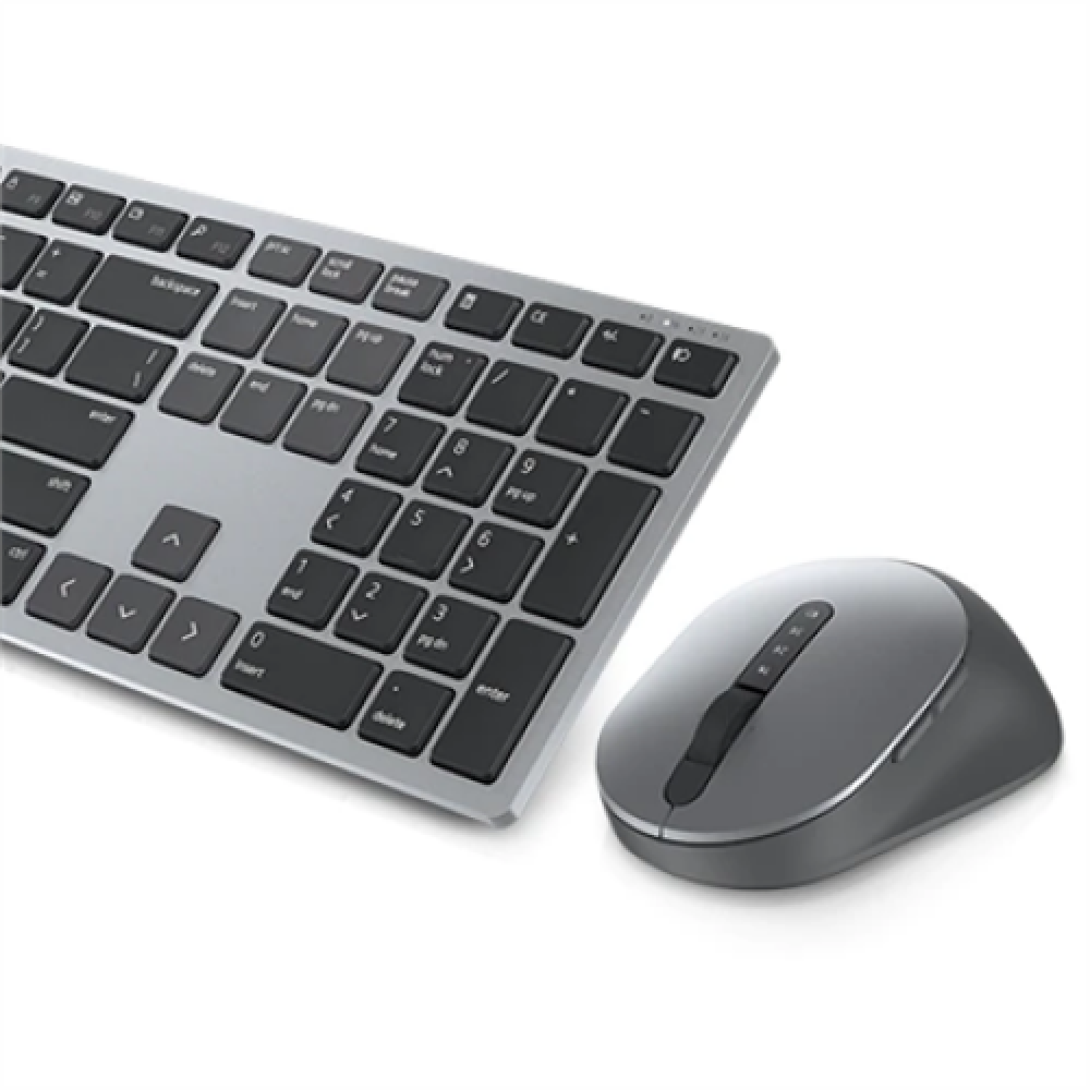 Dell , Premier Multi-Device Keyboard and Mouse , KM7321W , Keyboard and Mouse Set , Wireless , Batteries included , EN/LT , Titan grey , Wireless connection