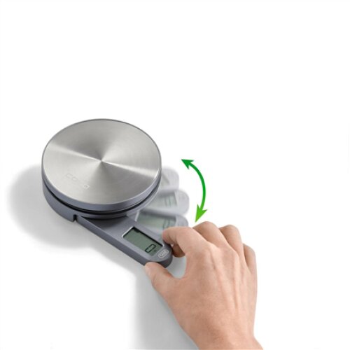 Caso , Scales , Kitchen EcoMate , Maximum weight (capacity) 5 kg , Graduation 1 g , Display type LCD , Stainless steel