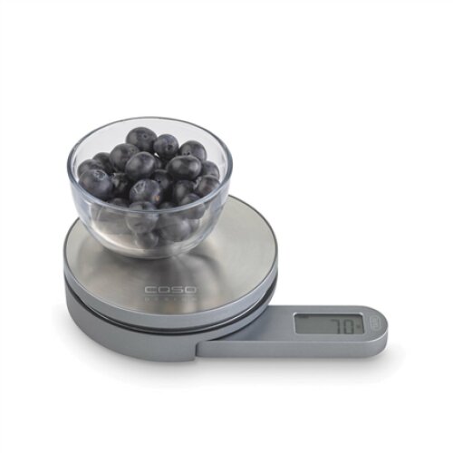 Caso , Scales , Kitchen EcoMate , Maximum weight (capacity) 5 kg , Graduation 1 g , Display type LCD , Stainless steel