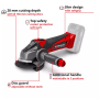 EINHELLAKC , Cordless Angle Grinder , TE-AG 18/115 Li-Solo , 115 mm