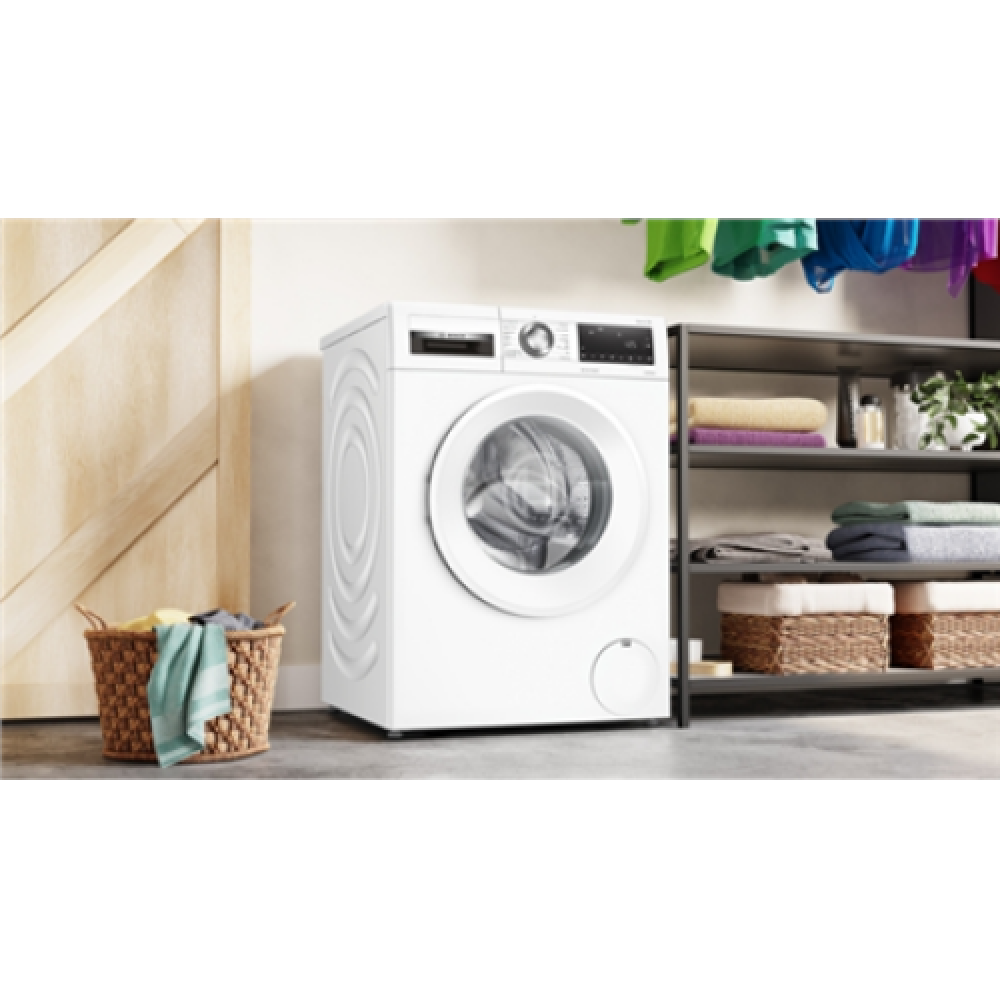 Bosch , Washing Machine , WGG244ZMSN , Energy efficiency class A , Front loading , Washing capacity 9 kg , 1400 RPM , Depth 59 cm , Width 60 cm , LED , Steam function , Direct drive , White