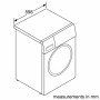 Bosch , Washing Machine , WGG244ZMSN , Energy efficiency class A , Front loading , Washing capacity 9 kg , 1400 RPM , Depth 59 cm , Width 60 cm , LED , Steam function , Direct drive , White