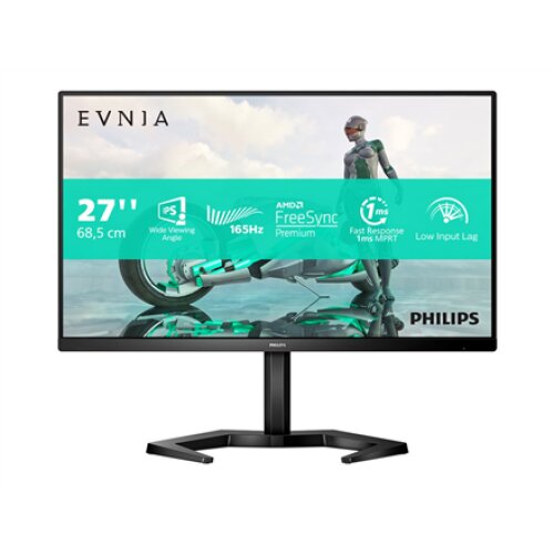 Philips Gaming Monitor 27M1N3200ZA/00 27 , IPS, FHD, 1920 x 1080, 16:9, 4 ms, 250 cd/m², Black, Audio, 165 Hz, HDMI ports quantity 2