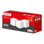 AX1500 Whole Home Mesh WiFi 6 System , Halo H60X (3-pack) , 802.11ax , 10/100/1000 Mbit/s , Ethernet LAN (RJ-45) ports 1 , Mesh Support Yes , MU-MiMO Yes , No mobile broadband