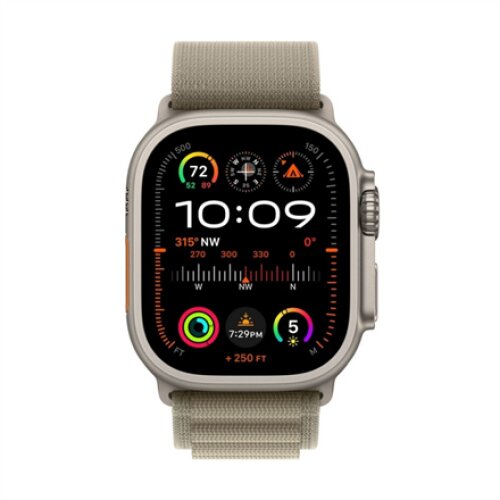 Watch Ultra 2 , Smart watch , GPS (satellite) , Retina LTPO OLED always-on , 49 mm , Waterproof
