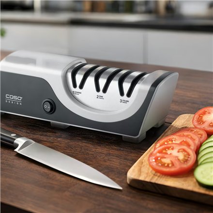 Caso 01710 Electric knife sharpener, 18W, Silver/Black