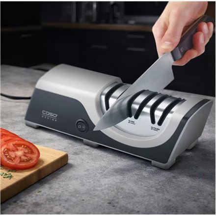 Caso 01710 Electric knife sharpener, 18W, Silver/Black